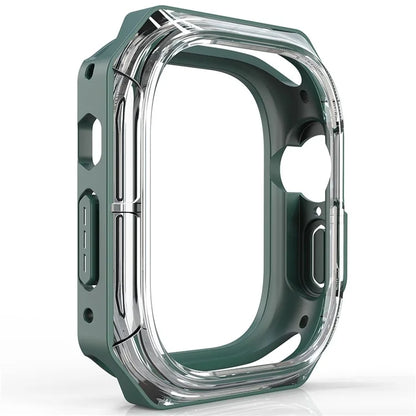 For Apple Watch Series 7 / 8 / 9 45mm Watch Frame Case PC+TPU Smartwatch Edge Protector