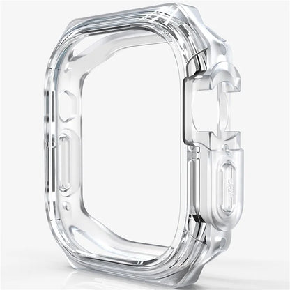 For Apple Watch Series 7 / 8 / 9 45mm Watch Frame Case PC+TPU Smartwatch Edge Protector
