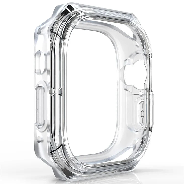 For Apple Watch Series 7 / 8 / 9 45mm Watch Frame Case PC+TPU Smartwatch Edge Protector