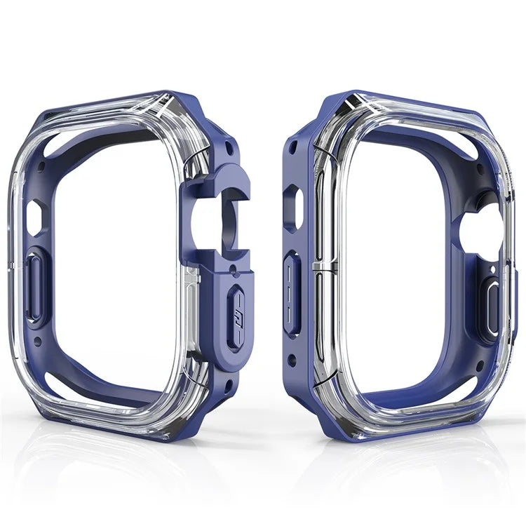 For Apple Watch Series 4 / 5 / 6 / SE / SE (2022) 40mm Watch Frame Case PC+TPU Smartwatch Edge Protector