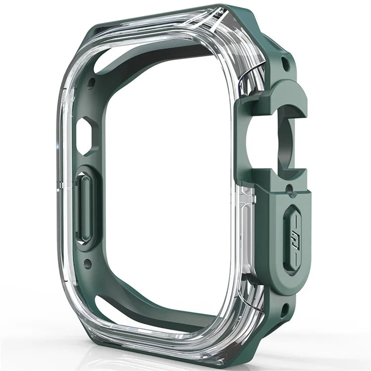 For Apple Watch Series 4 / 5 / 6 / SE / SE (2022) 40mm Watch Frame Case PC+TPU Smartwatch Edge Protector