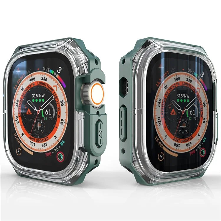 For Apple Watch Series 4 / 5 / 6 / SE / SE (2022) 40mm Watch Frame Case PC+TPU Smartwatch Edge Protector