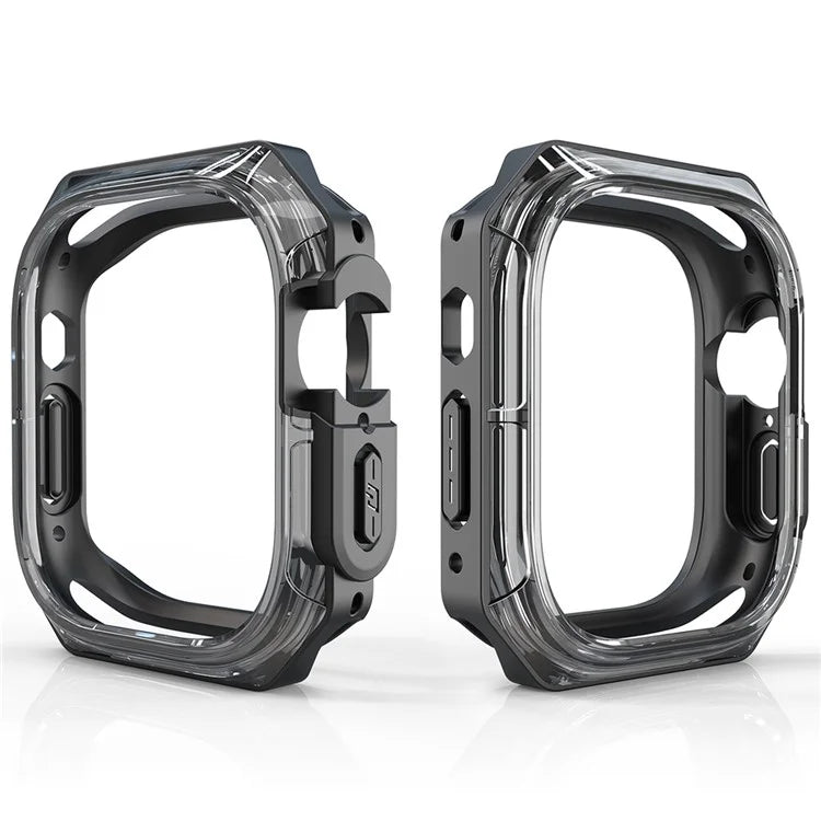 For Apple Watch Series 4 / 5 / 6 / SE / SE (2022) 40mm Watch Frame Case PC+TPU Smartwatch Edge Protector