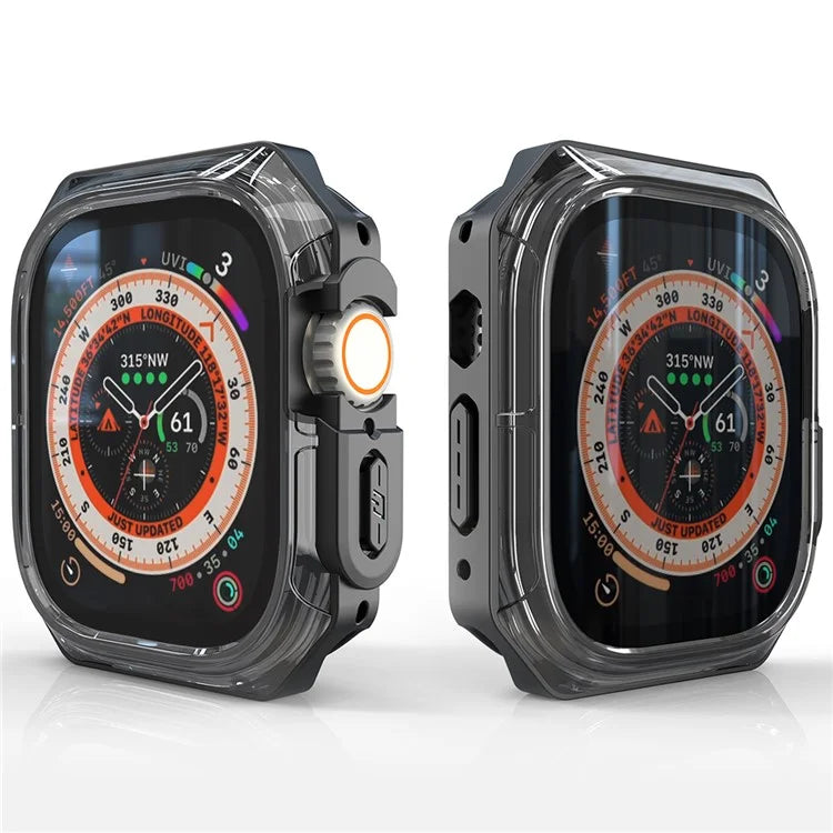 For Apple Watch Series 4 / 5 / 6 / SE / SE (2022) 40mm Watch Frame Case PC+TPU Smartwatch Edge Protector