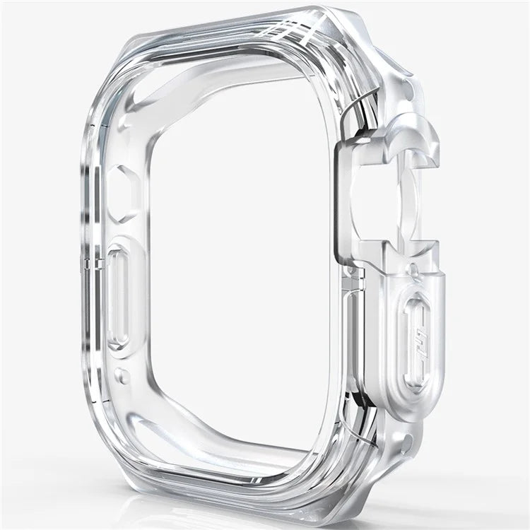 For Apple Watch Series 4 / 5 / 6 / SE / SE (2022) 40mm Watch Frame Case PC+TPU Smartwatch Edge Protector