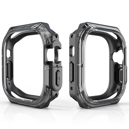 For Apple Watch Ultra 49mm / Ultra 2 49mm Watch Frame Case PC+TPU Smartwatch Edge Protector