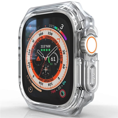 For Apple Watch Ultra 49mm / Ultra 2 49mm Watch Frame Case PC+TPU Smartwatch Edge Protector