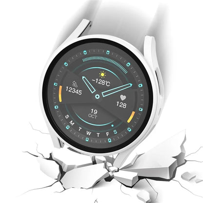 For Samsung Galaxy Watch7 40mm Matte Case Hard PC Watch Cover with Tempered Glass Screen Film