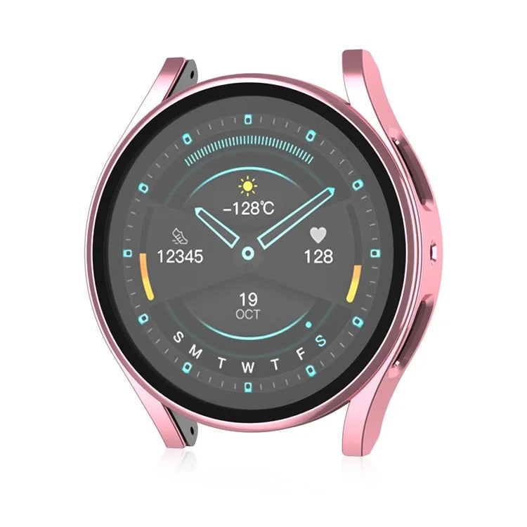 For Samsung Galaxy Watch7 40mm Matte Case Hard PC Watch Cover with Tempered Glass Screen Film