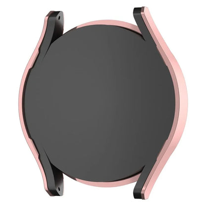 For Samsung Galaxy Watch7 44mm PC Watch Case Rhinestone Decor Hollow-Out Cover