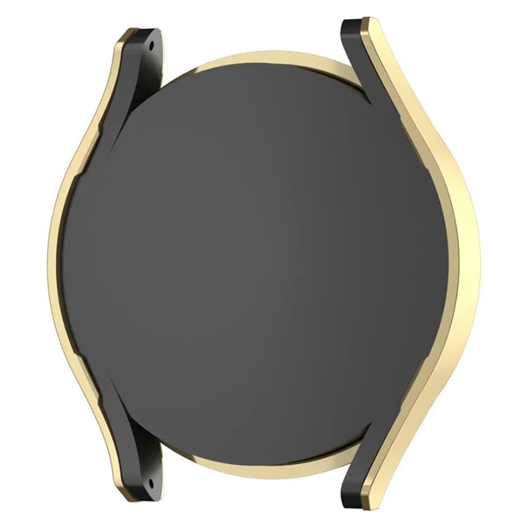 For Samsung Galaxy Watch7 44mm PC Watch Case Rhinestone Decor Hollow-Out Cover