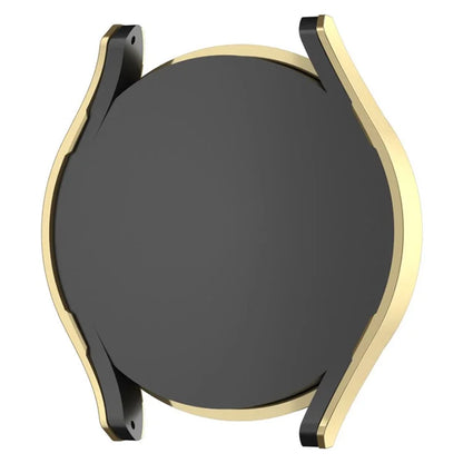 For Samsung Galaxy Watch7 44mm PC Watch Case Rhinestone Decor Hollow-Out Cover