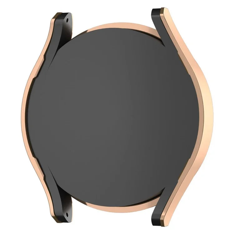 For Samsung Galaxy Watch7 44mm PC Watch Case Rhinestone Decor Hollow-Out Cover