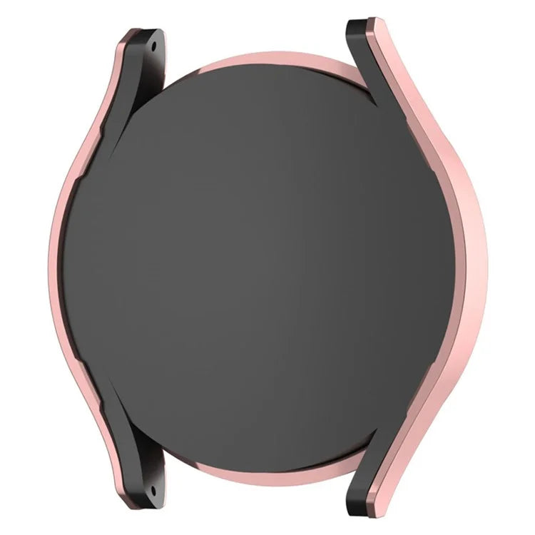 For Samsung Galaxy Watch7 40mm PC Watch Case Rhinestone Decor Hollow-Out Cover