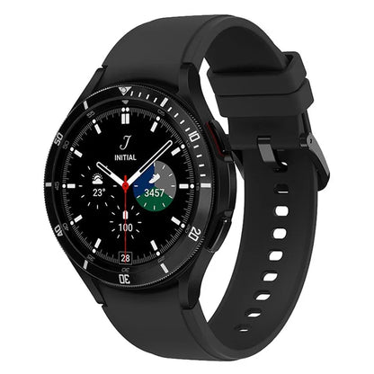 For Samsung Galaxy Watch7  /  Watch6  /  Watch5  /  Watch4  /  40mm Watch Bezel Ring Zinc Alloy Dial Bezel Adhesive Frame Ring Cover