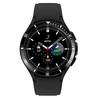 For Samsung Galaxy Watch7  /  Watch6  /  Watch5  /  Watch4  /  40mm Watch Bezel Ring Zinc Alloy Dial Bezel Adhesive Frame Ring Cover
