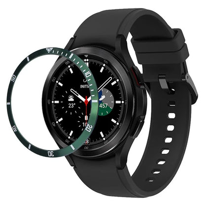 For Samsung Galaxy Watch7  /  Watch6  /  Watch5  /  Watch4  /  40mm Watch Bezel Ring Zinc Alloy Dial Bezel Adhesive Frame Ring Cover