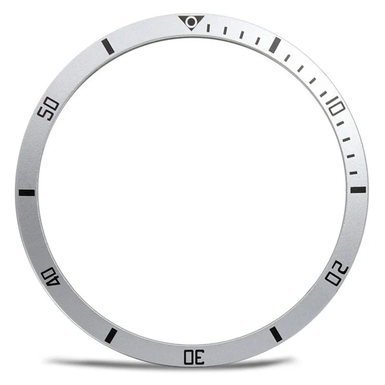 For Samsung Galaxy Watch7  /  Watch6  /  Watch5  /  Watch4  /  40mm Watch Bezel Ring Zinc Alloy Dial Bezel Adhesive Frame Ring Cover