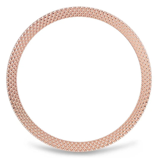 For Samsung Galaxy Watch6 Classic 43mm Bezel Ring Zinc Alloy Rhombus Pattern Bezel Adhesive Frame Cover