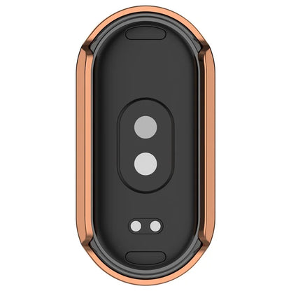 For Xiaomi Mi Band 9 / 9 NFC Rhinestone Decor Hollow-Out Cover PC Watch Frame Case