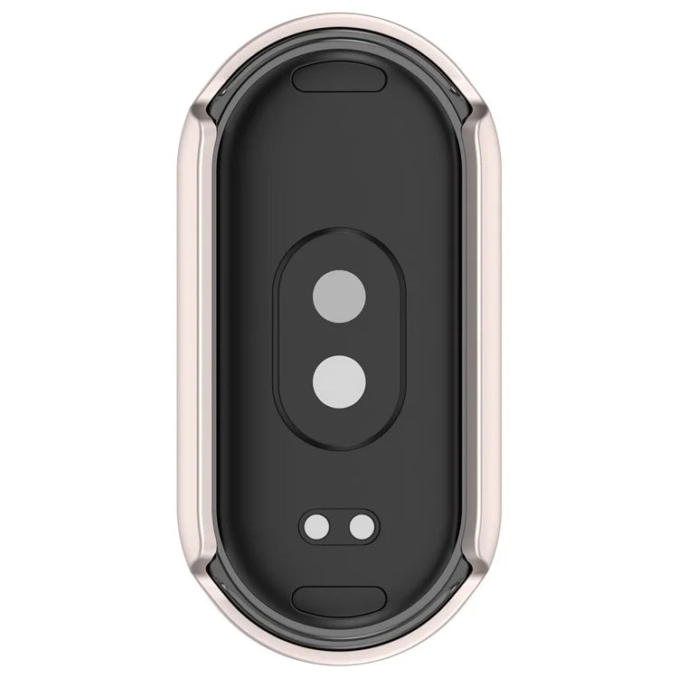 For Xiaomi Mi Band 9 / 9 NFC Rhinestone Decor Hollow-Out Cover PC Watch Frame Case