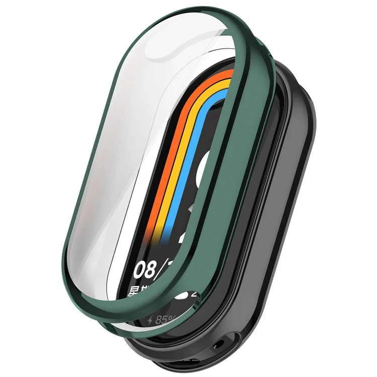 For Xiaomi Smart Band 8 / Mi Band 9 / 9 NFC Electroplating Full Protection Cover TPU Watch Frame Case