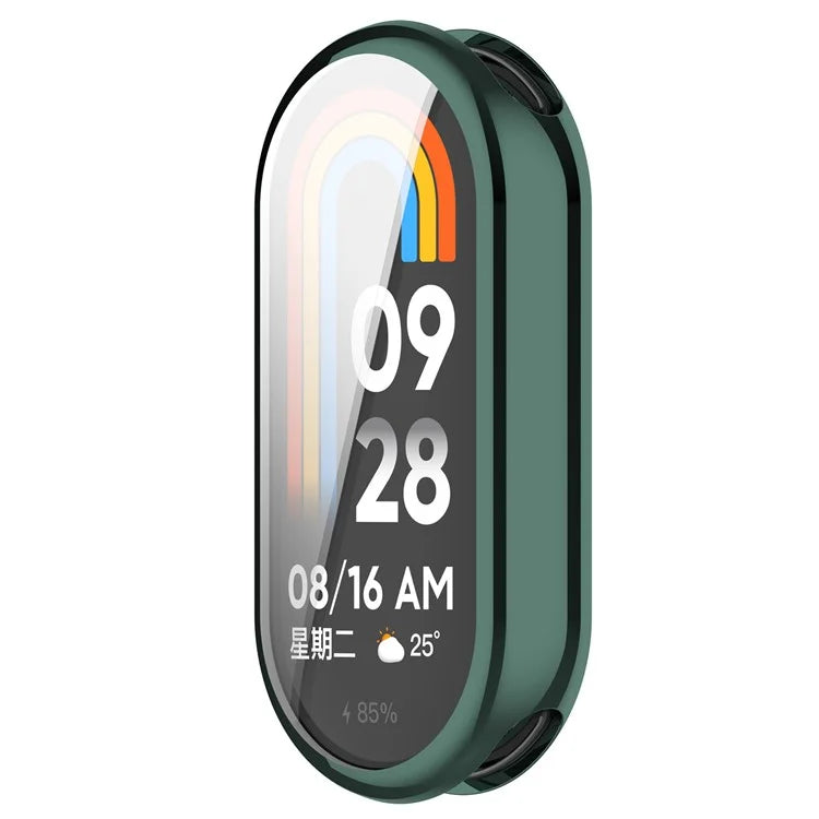 For Xiaomi Smart Band 8 / Mi Band 9 / 9 NFC Electroplating Full Protection Cover TPU Watch Frame Case
