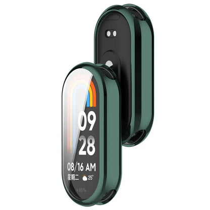 For Xiaomi Smart Band 8 / Mi Band 9 / 9 NFC Electroplating Full Protection Cover TPU Watch Frame Case