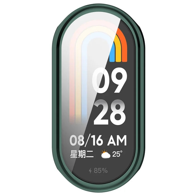 For Xiaomi Smart Band 8 / Mi Band 9 / 9 NFC Electroplating Full Protection Cover TPU Watch Frame Case