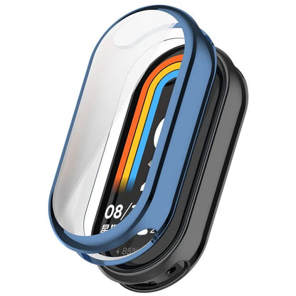 For Xiaomi Smart Band 8 / Mi Band 9 / 9 NFC Electroplating Full Protection Cover TPU Watch Frame Case