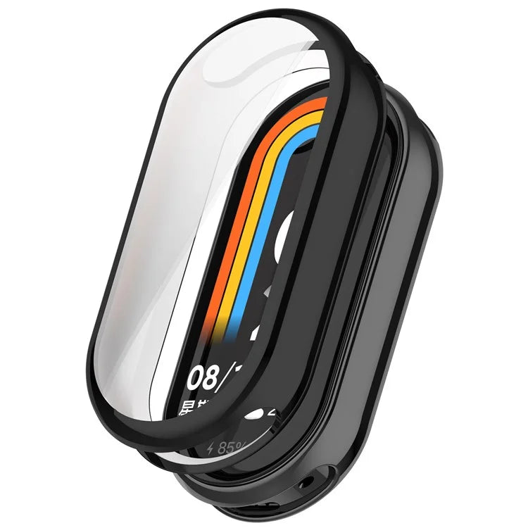 For Xiaomi Smart Band 8 / Mi Band 9 / 9 NFC Electroplating Full Protection Cover TPU Watch Frame Case