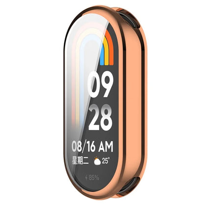 For Xiaomi Smart Band 8 / Mi Band 9 / 9 NFC Electroplating Full Protection Cover TPU Watch Frame Case
