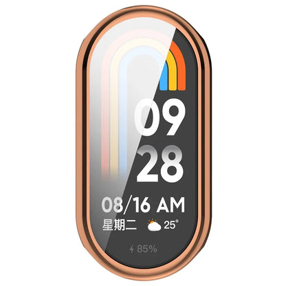 For Xiaomi Smart Band 8 / Mi Band 9 / 9 NFC Electroplating Full Protection Cover TPU Watch Frame Case