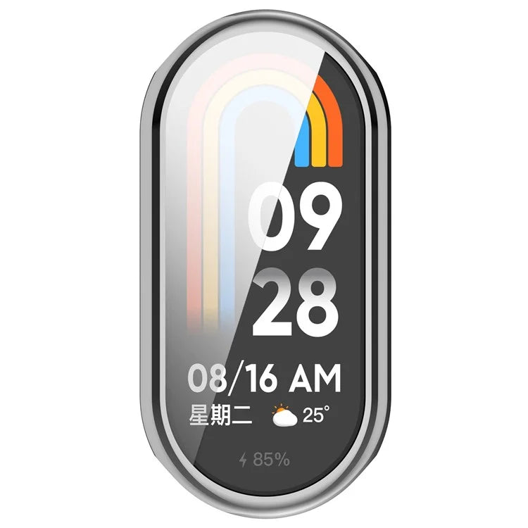 For Xiaomi Smart Band 8 / Mi Band 9 / 9 NFC Electroplating Full Protection Cover TPU Watch Frame Case