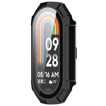 For Xiaomi Mi Band 9 NFC / Mi Band 9 Anti-Scratch Hard PC Watch Case with Tempered Glass Film