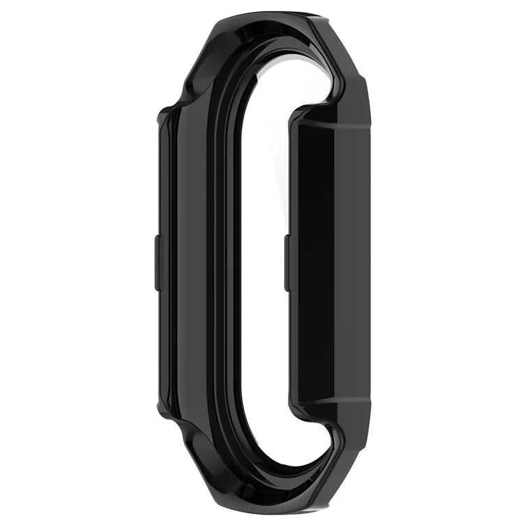 For Xiaomi Mi Band 9 NFC / Mi Band 9 Anti-Scratch Hard PC Watch Case with Tempered Glass Film
