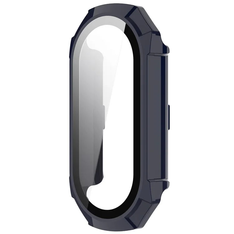 For Xiaomi Mi Band 9 NFC / Mi Band 9 Anti-Scratch Hard PC Watch Case with Tempered Glass Film
