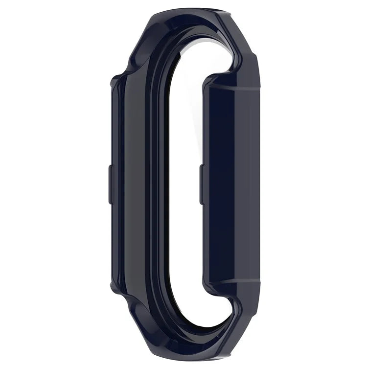 For Xiaomi Mi Band 9 NFC / Mi Band 9 Anti-Scratch Hard PC Watch Case with Tempered Glass Film