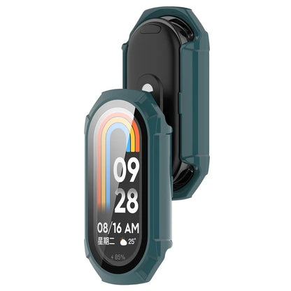 For Xiaomi Mi Band 9 NFC / Mi Band 9 Anti-Scratch Hard PC Watch Case with Tempered Glass Film