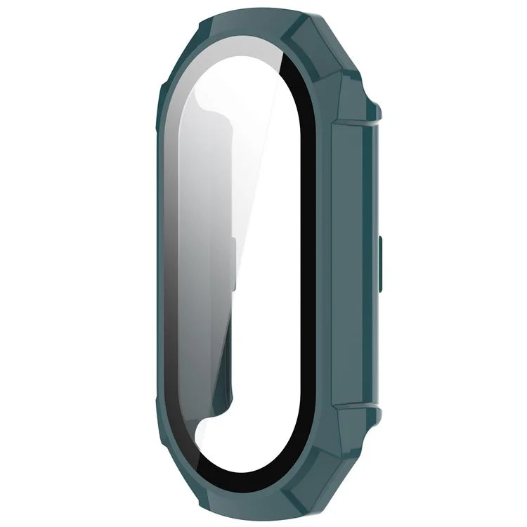 For Xiaomi Mi Band 9 NFC / Mi Band 9 Anti-Scratch Hard PC Watch Case with Tempered Glass Film