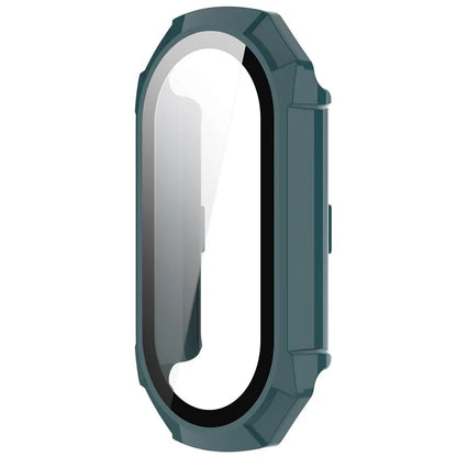 For Xiaomi Mi Band 9 NFC / Mi Band 9 Anti-Scratch Hard PC Watch Case with Tempered Glass Film