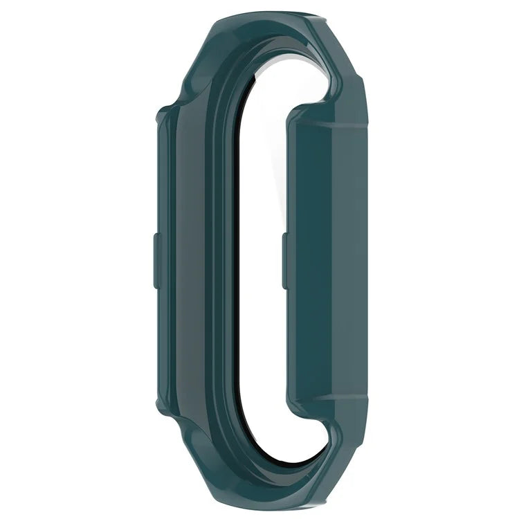 For Xiaomi Mi Band 9 NFC / Mi Band 9 Anti-Scratch Hard PC Watch Case with Tempered Glass Film