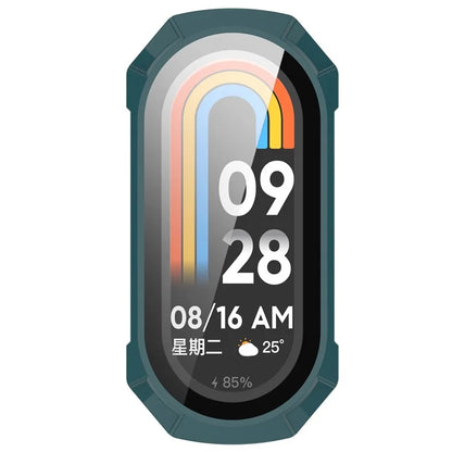 For Xiaomi Mi Band 9 NFC / Mi Band 9 Anti-Scratch Hard PC Watch Case with Tempered Glass Film