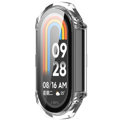 For Xiaomi Mi Band 9 NFC / Mi Band 9 Anti-Scratch Hard PC Watch Case with Tempered Glass Film