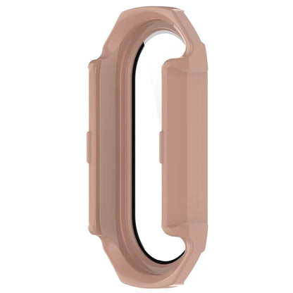 For Xiaomi Mi Band 9 NFC / Mi Band 9 Anti-Scratch Hard PC Watch Case with Tempered Glass Film