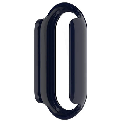 For Xiaomi Mi Band 9 / 9 NFC Glossy PC Cover Watch Frame Case with Tempered Glass Screen Film