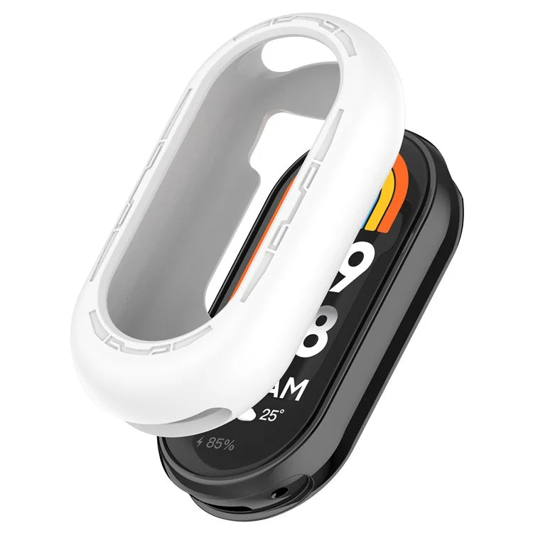 For Xiaomi Mi Band 9 / 9 NFC Silicone Watch Case Anti-collision Protection Frame
