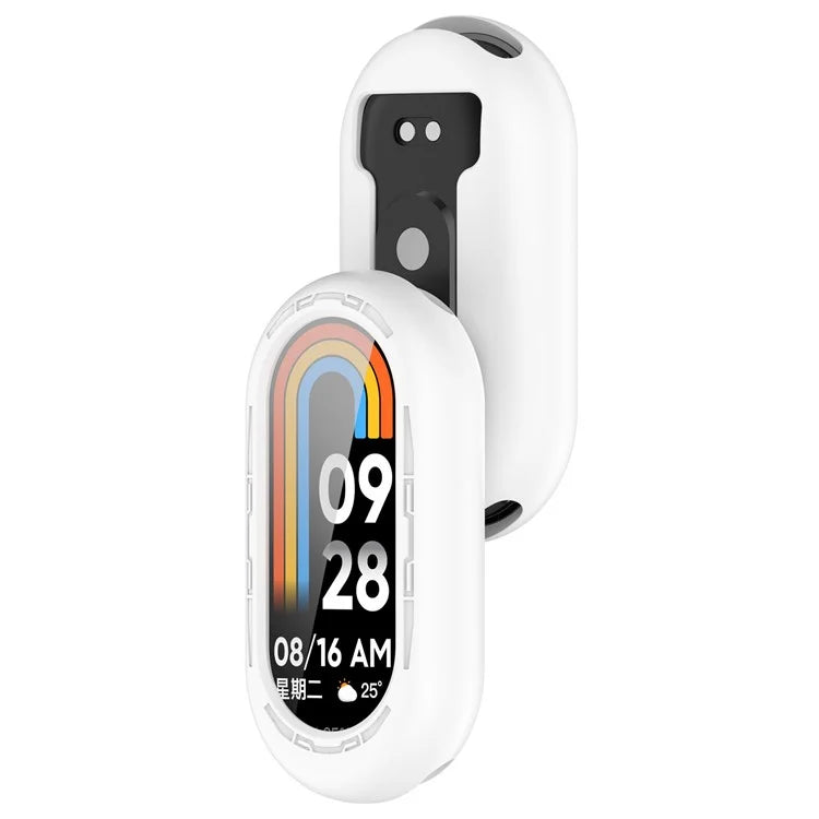 For Xiaomi Mi Band 9 / 9 NFC Silicone Watch Case Anti-collision Protection Frame