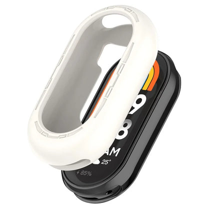 For Xiaomi Mi Band 9 / 9 NFC Silicone Watch Case Anti-collision Protection Frame