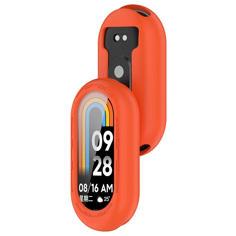 For Xiaomi Mi Band 9 / 9 NFC Silicone Watch Case Anti-collision Protection Frame